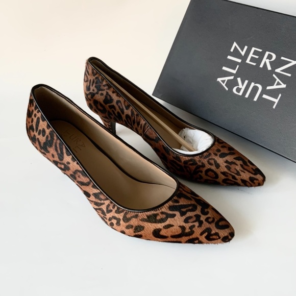 Naturalizer Beverly Leopard Cheetah Pump Heel Shoe - Picture 6 of 11